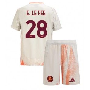 AS Roma Enzo Le Fee #28 Dětské Venkovní dres komplet 2024-25 Krátký Rukáv (+ trenýrky)